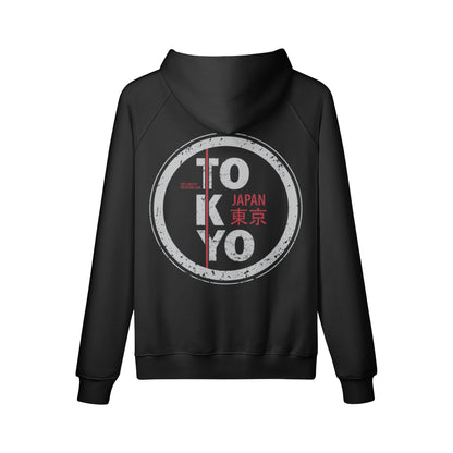 Kuscheliger Hoodie Innenseite mit Sweatfleece mit Tokyo-ASIA-Shirts
