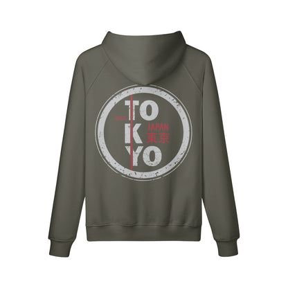 Kuscheliger Hoodie Innenseite mit Sweatfleece mit Tokyo-ASIA-Shirts