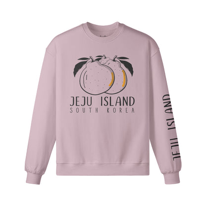 Heavy Oversized Sweatshirt mit Jeju Island print-ASIA-Shirts