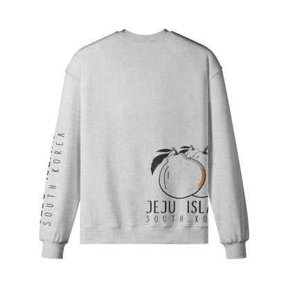 Heavy Oversized Sweatshirt mit Jeju Island print-ASIA-Shirts