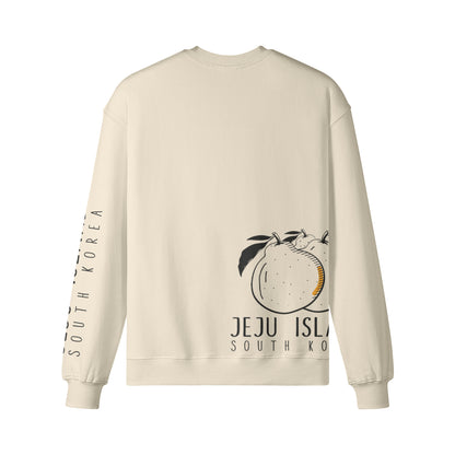 Heavy Oversized Sweatshirt mit Jeju Island print-ASIA-Shirts