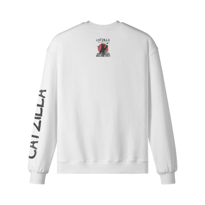 Heavy Oversized Sweatshirt "CATZILLA"-ASIA-Shirts