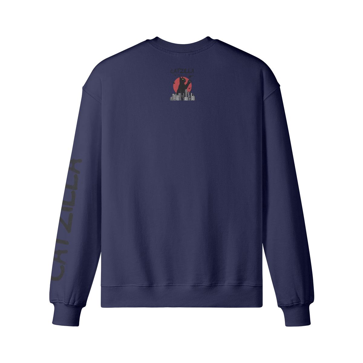 Heavy Oversized Sweatshirt "CATZILLA"-ASIA-Shirts