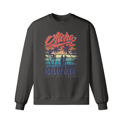 Heavyweight Oversized Sweatshirt - Cooles Aloha Hawaii-ASIA-Shirts