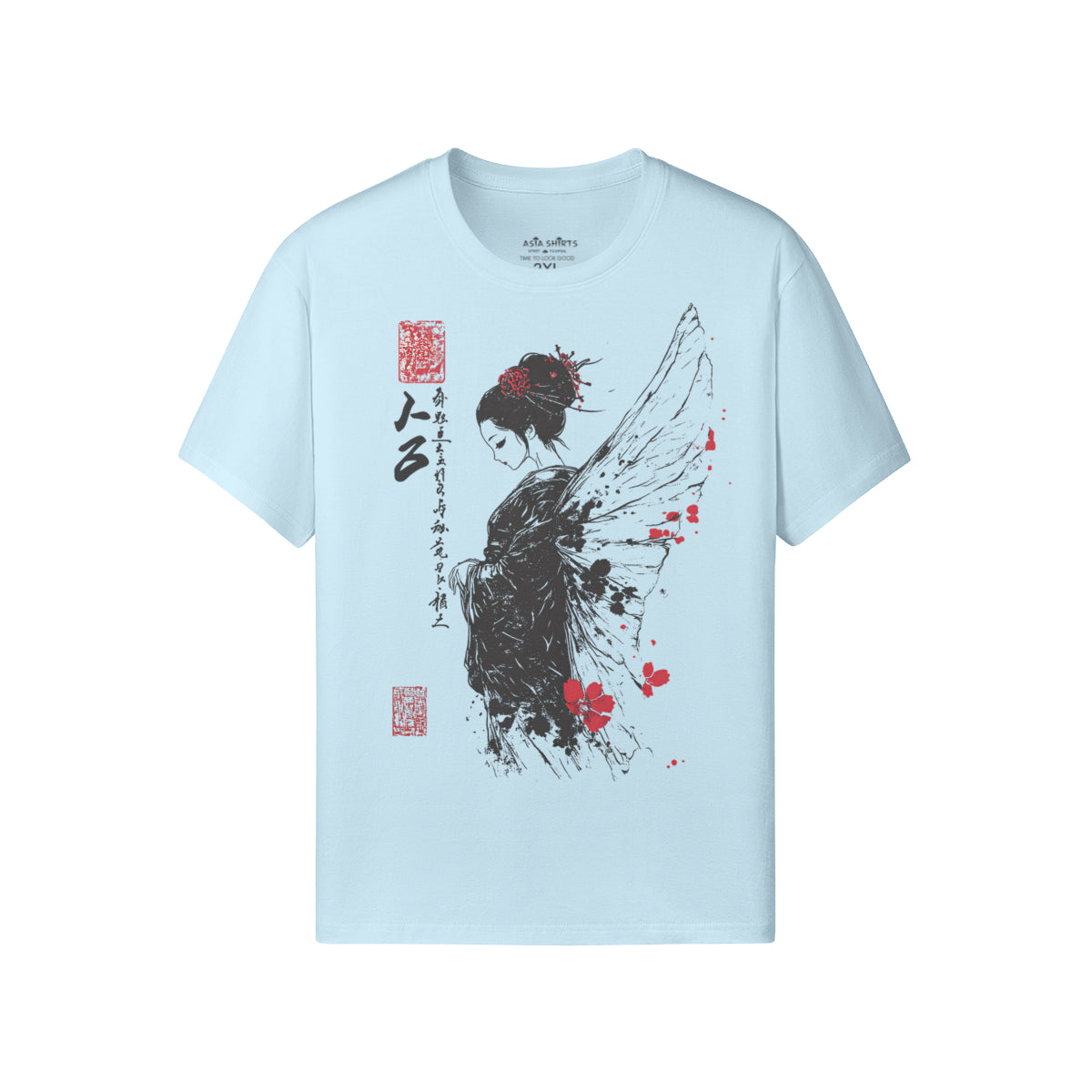 Graphic T-Shirt Geisha Japan Art-ASIA-Shirts