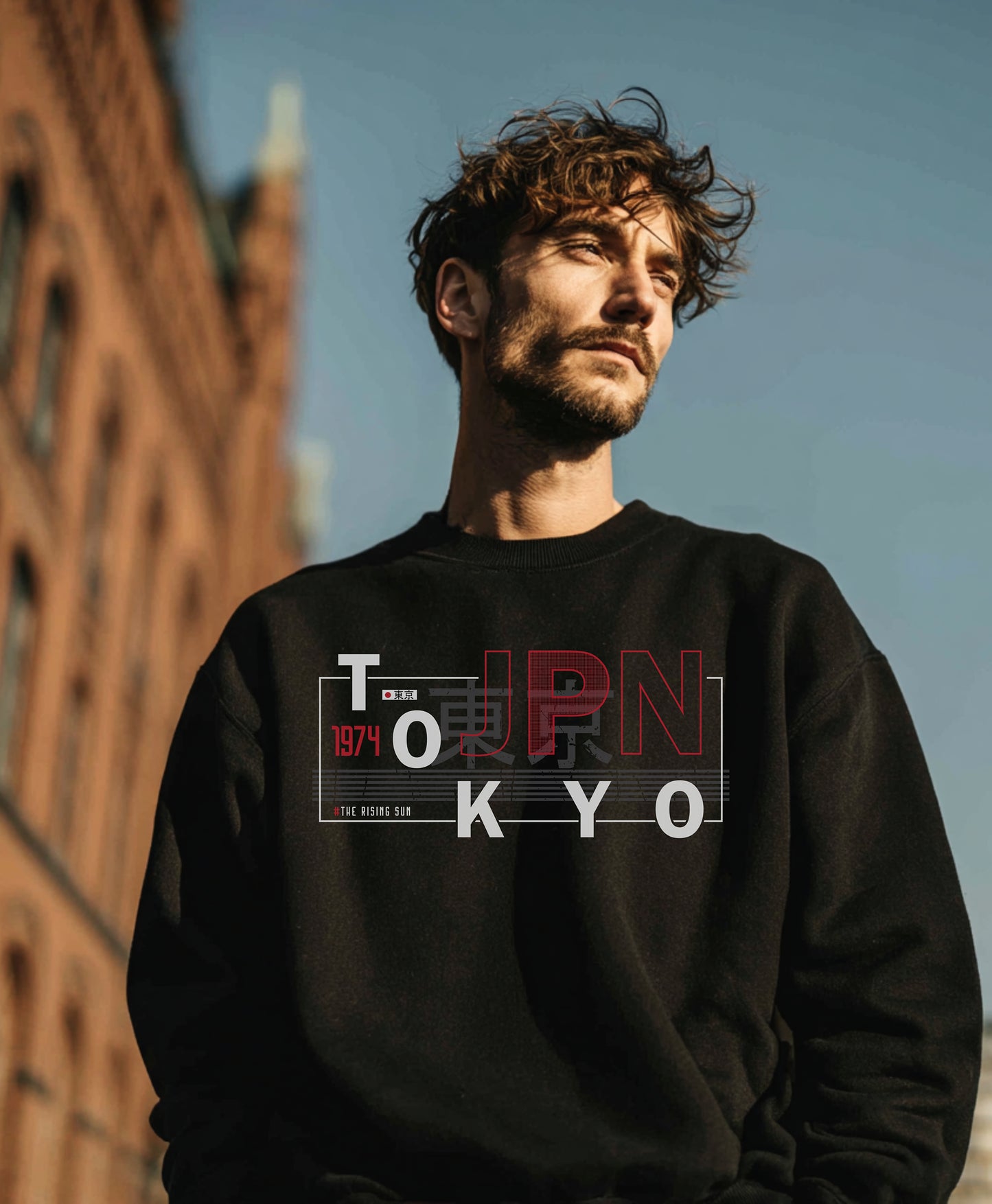Tokyo Japan Streetwear Style – charcoral-grey – Japan Art – Ansicht 2