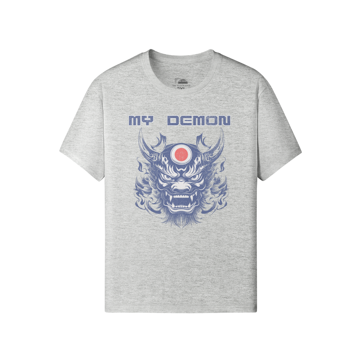 My Demon Retro Shirt Japan Style Oni Mask Classic Fit - Crew Neck T-Shirt