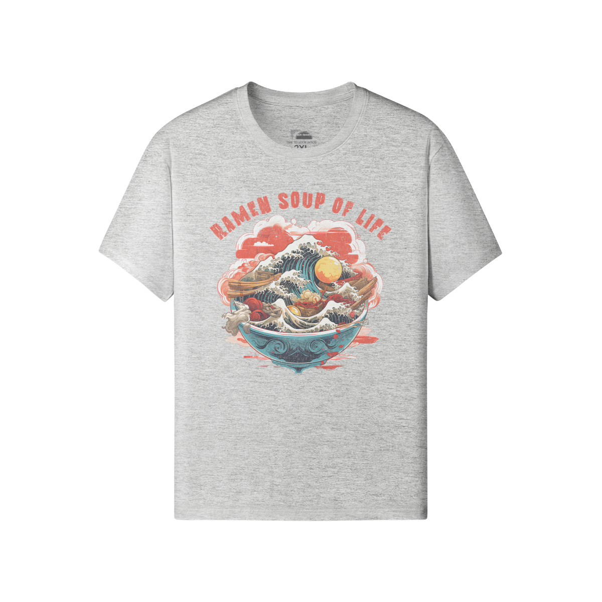 Retro RAMEN Soup Shirt Raman Soup of Life Shirt Classic Fit - Crew Neck T-Shirt