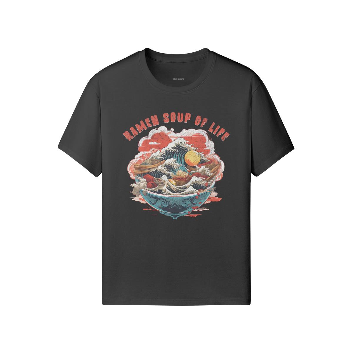 Retro RAMEN Soup Shirt Raman Soup of Life Shirt Classic Fit - Crew Neck T-Shirt