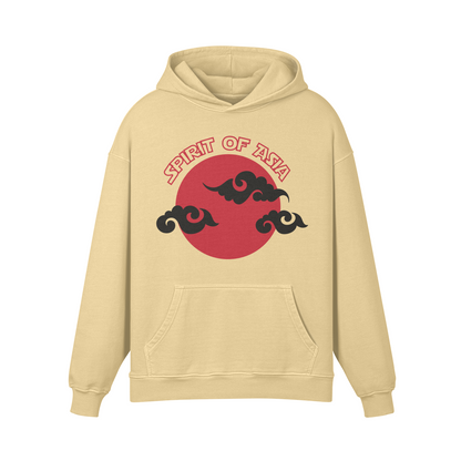 Asia Spirit Retro Design - Oversized Retro Hoodie