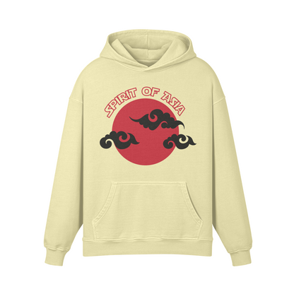 Asia Spirit Retro Design - Oversized Retro Hoodie