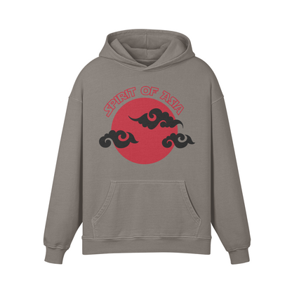 Asia Spirit Retro Design - Oversized Retro Hoodie