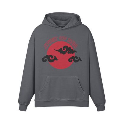 Asia Spirit Retro Design - Oversized Retro Hoodie