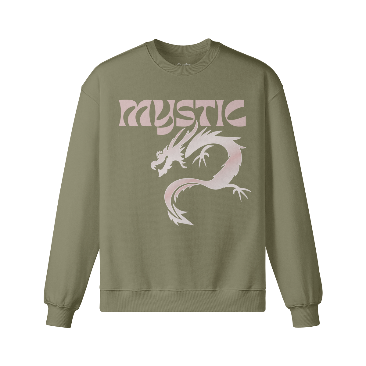 Asia Spirit Mystic Dragon - Retro Unisex Heavyweight Oversized