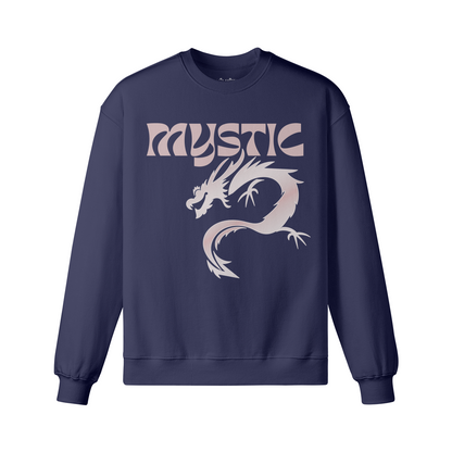 Asia Spirit Mystic Dragon - Retro Unisex Heavyweight Oversized