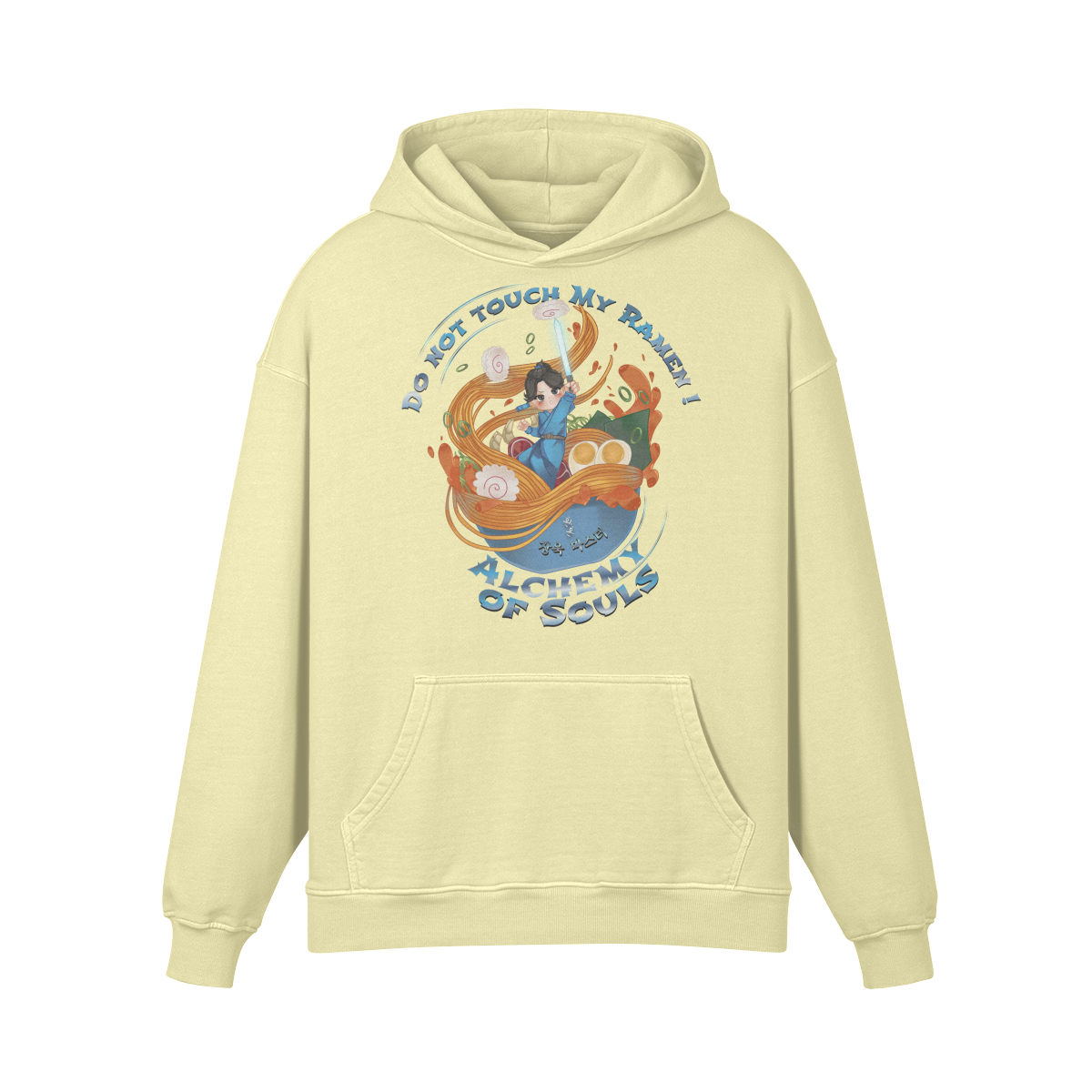 LUKART RAMEN Jang UK Alchemy of Souls Retro Hoodie, Vintage RAMEN Hoodie "Alchemy of Souls"