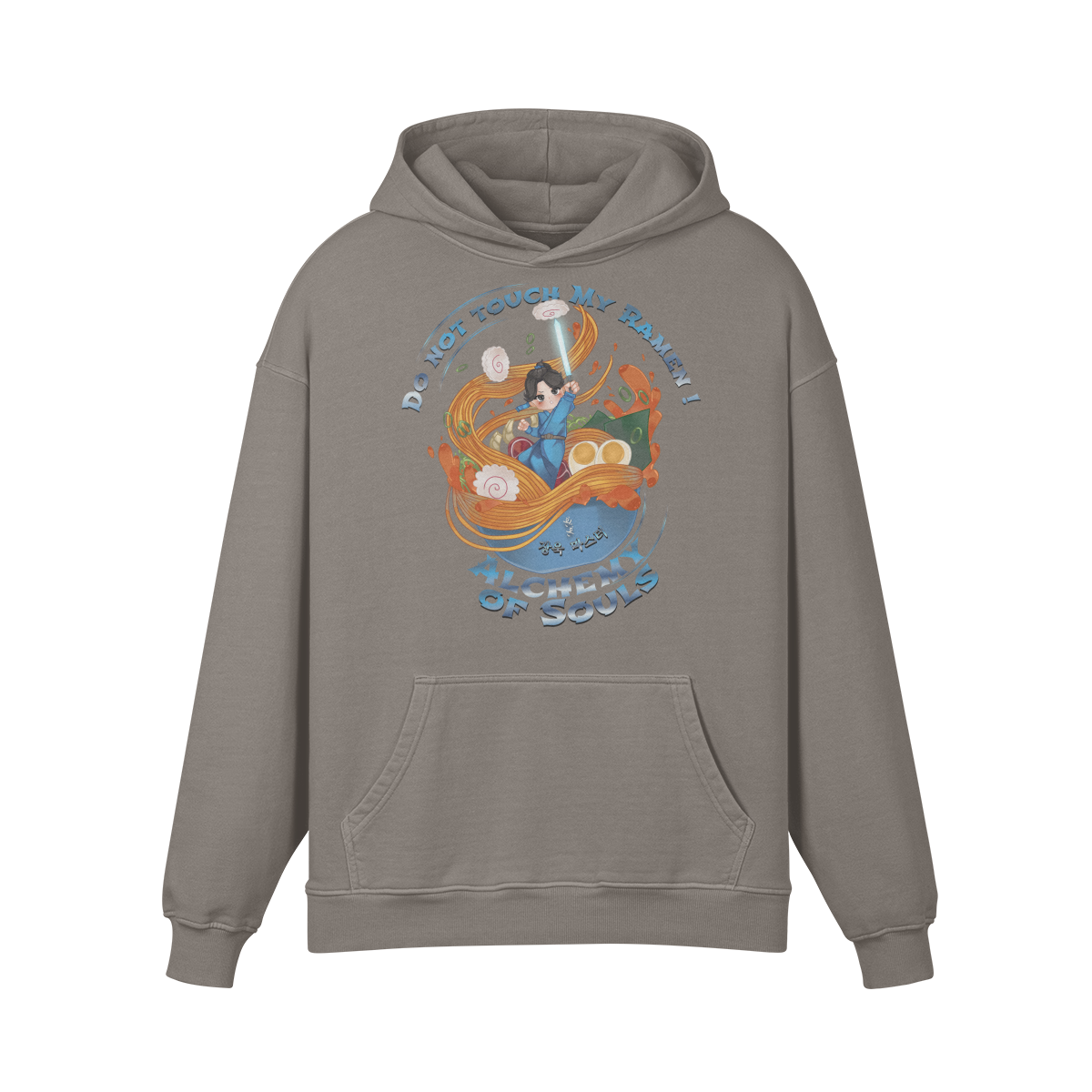 LUKART RAMEN Jang UK Alchemy of Souls Retro Hoodie, Vintage RAMEN Hoodie "Alchemy of Souls"