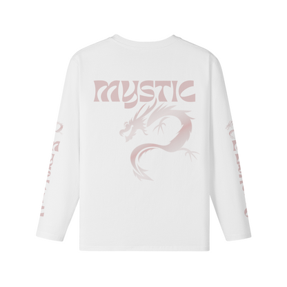 Ärmel - Vorder und Rückseite Classic Crew Neck Long Sleeve Top