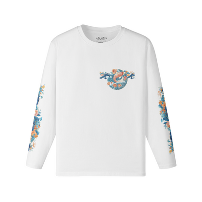 Koi Japan art print long sleeve shirt