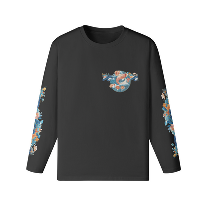 Koi Japan art print long sleeve shirt