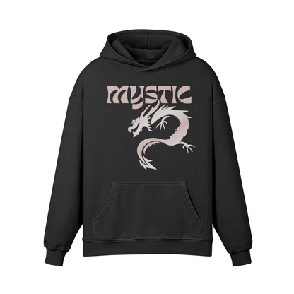 Asia Spirit Mystic Dragon Retro Japan Style Oversized Hoodie