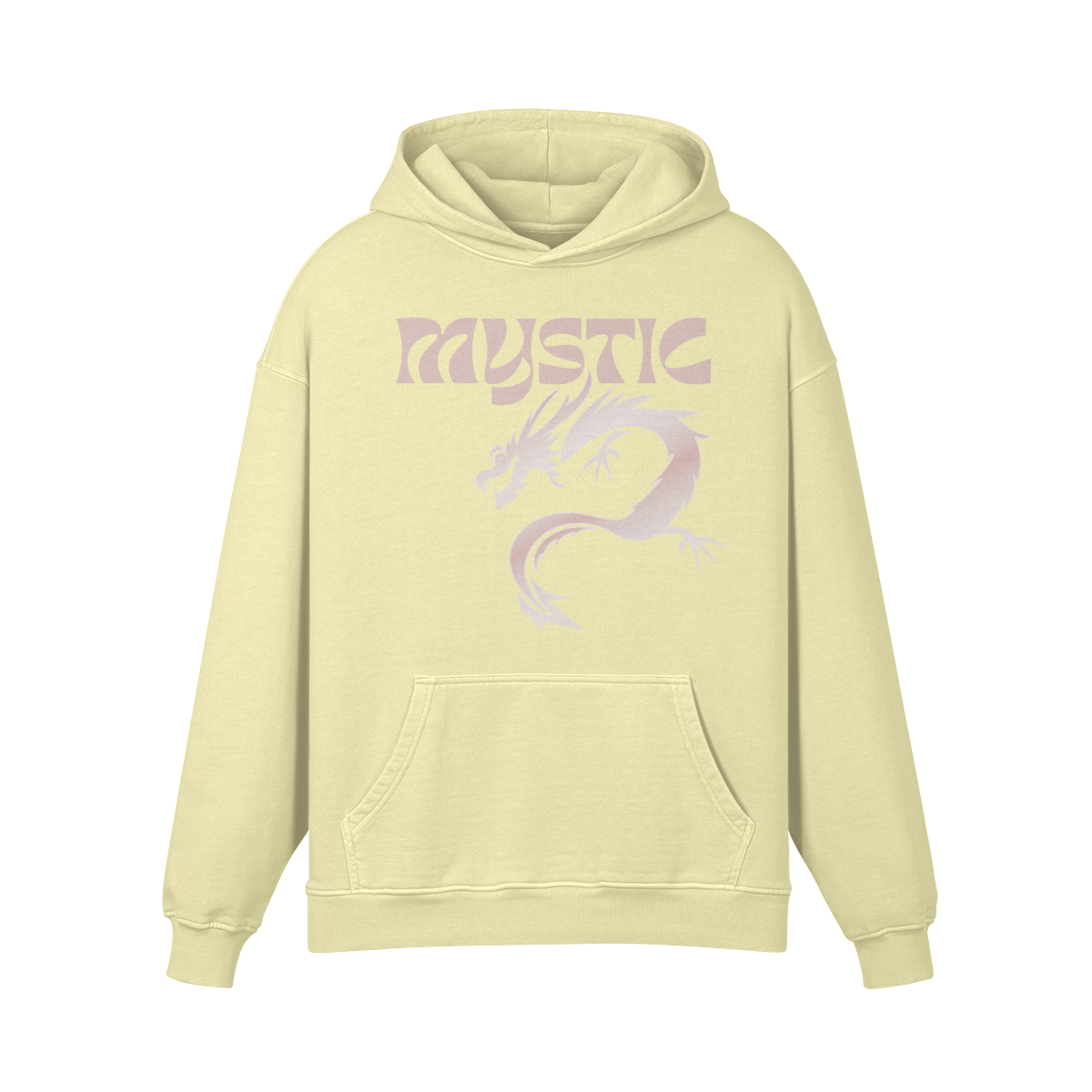 Asia Spirit Mystic Dragon Retro Japan Style Oversized Hoodie