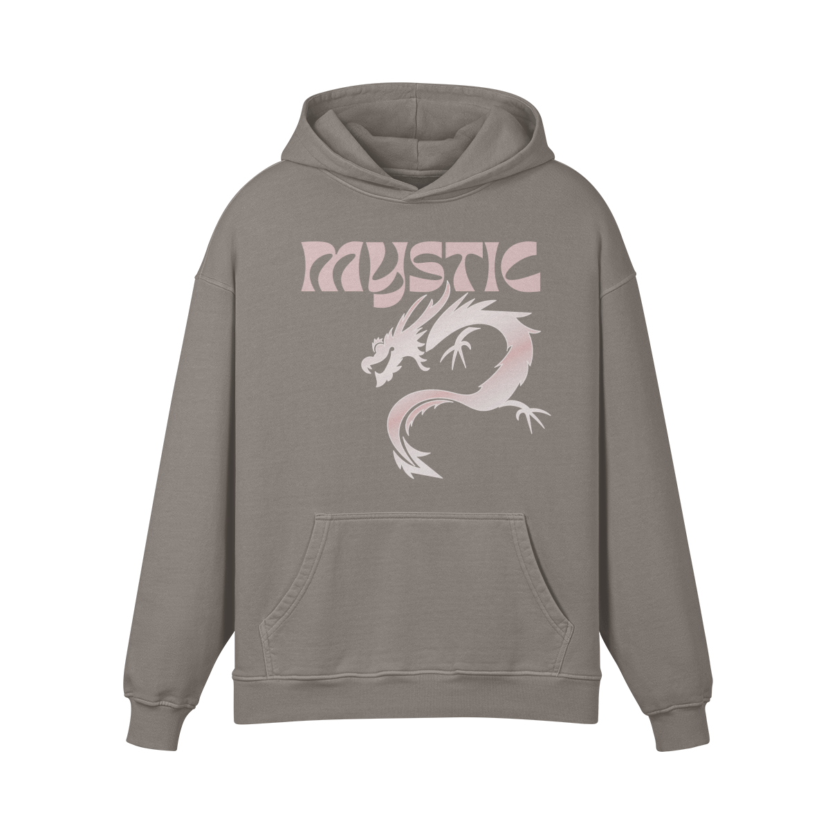 Asia Spirit Mystic Dragon Retro Japan Style Oversized Hoodie