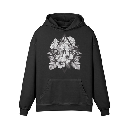 Premium Hoodie washed out look "ALOHA" print - ASIA-Shirts