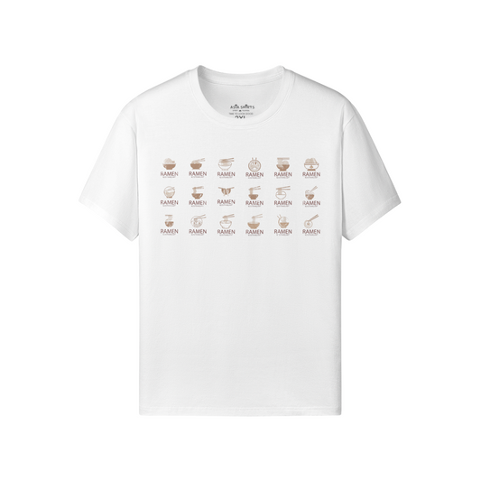 Print T-Shirt with 18 RAMEN ASIA-Shirts