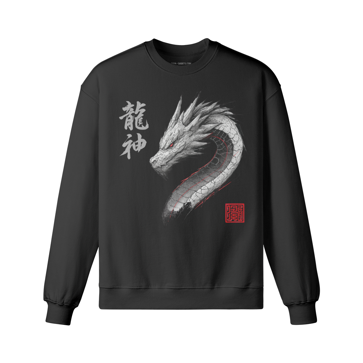 Dragon 1 – Heather Gray – Asia Streetwear – Ansicht 12