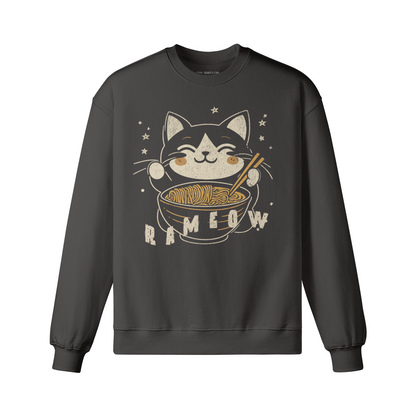 RAMEOW – Ramen-Katze Sweatshirt – Navy – Japan Art – Ansicht 6